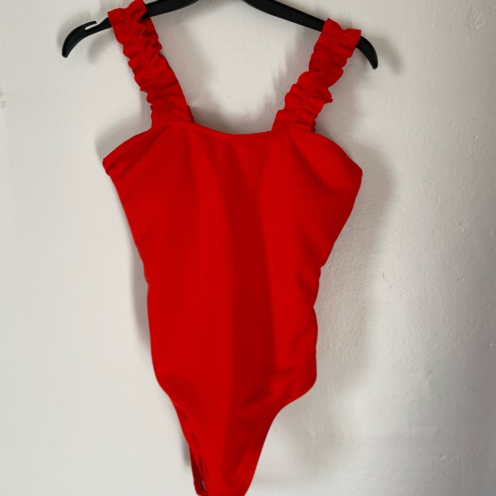 Shein Red bodysuit
